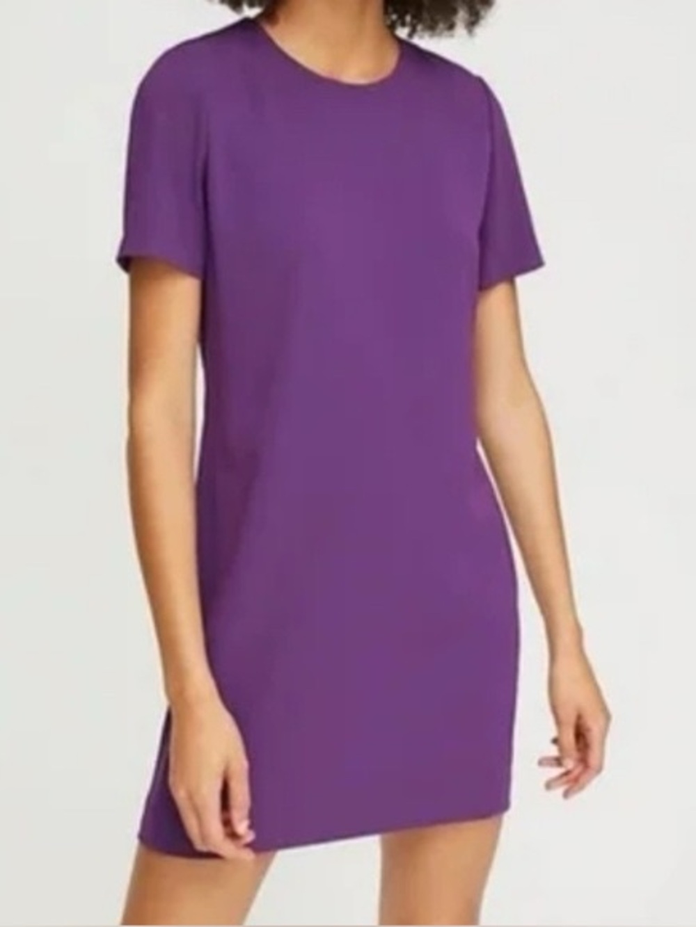 Babaton Violet Short-Sleeve Mini Shift Dress